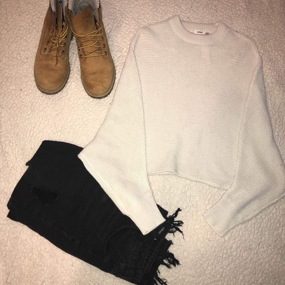 off-white sweater
